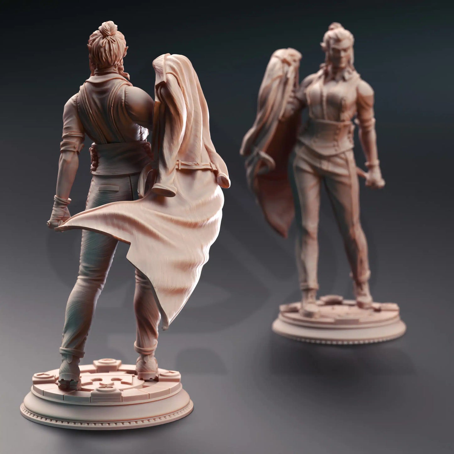 Ygris “Darling” Skullsplitter – Security Chief - 3D Printed Fighter Miniature