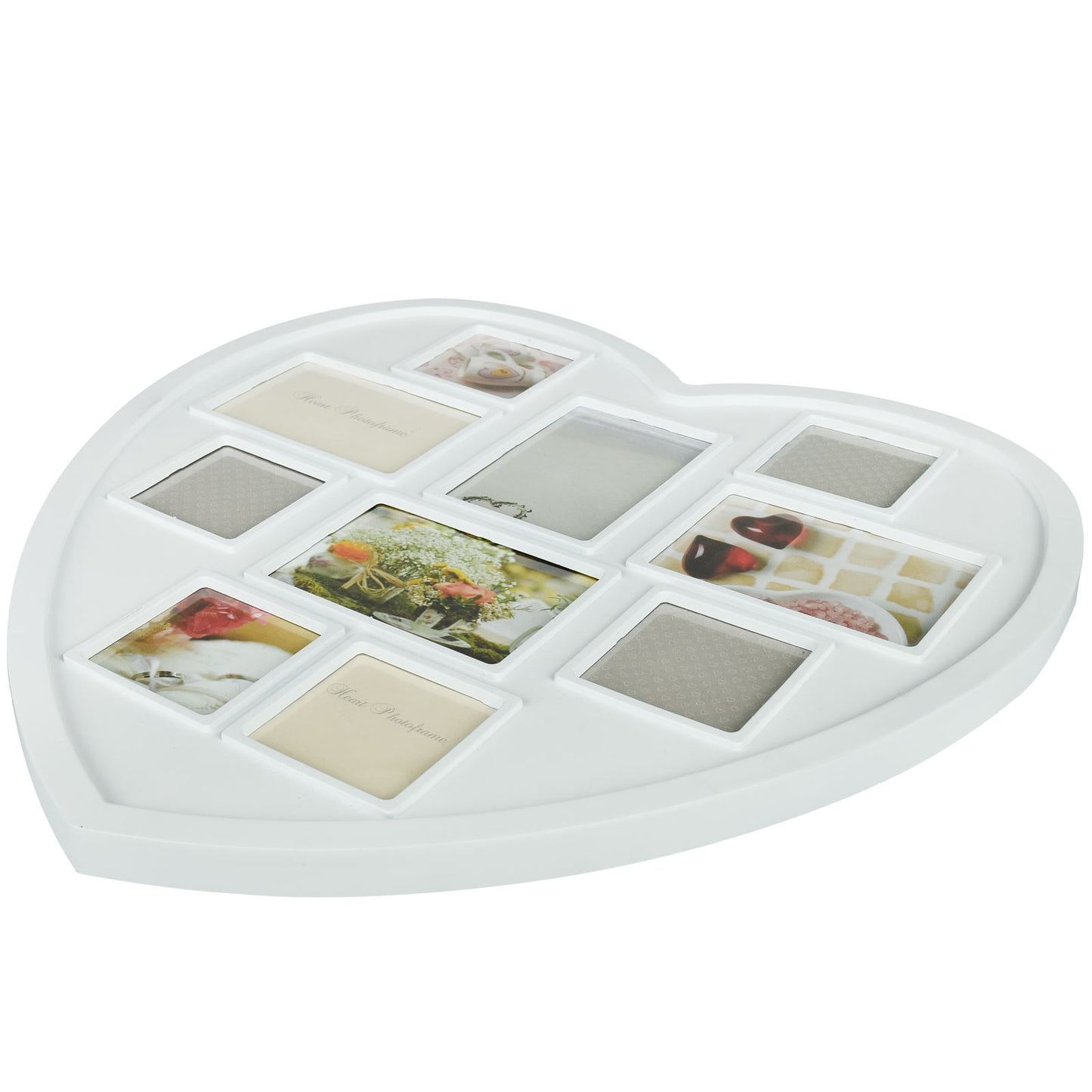 White Hanging Heart Photo Frame HPF-12   AS-19786