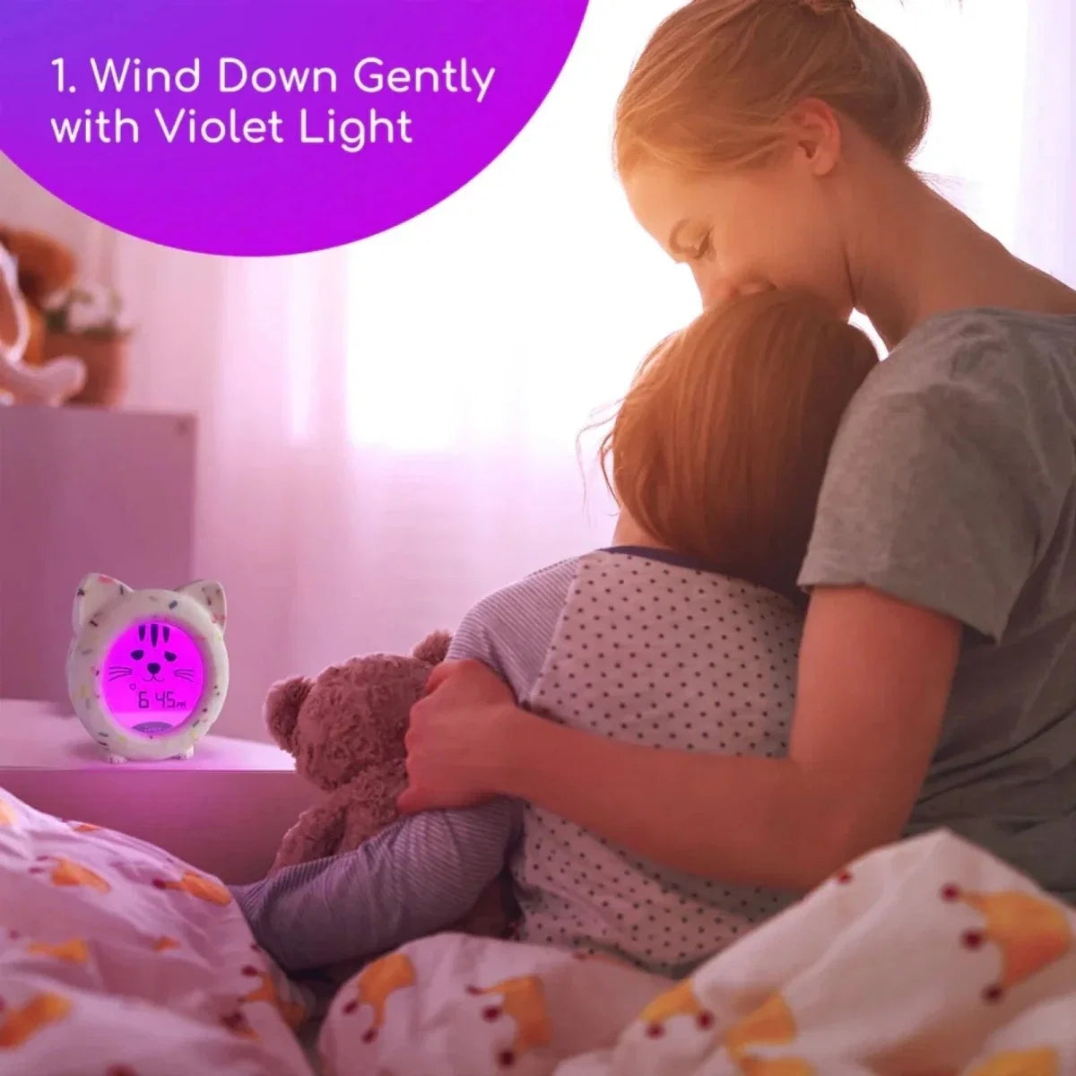 Zeepy Kip the Kitty 4 Phase Sleep Trainer Clock