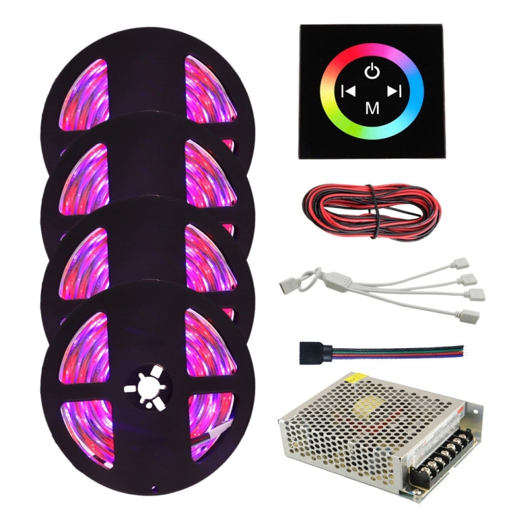 4 PCS RGB LED Strip 20M 2835 LED Light Lamps Waterproof SMD RGB Lights LED Ribbon