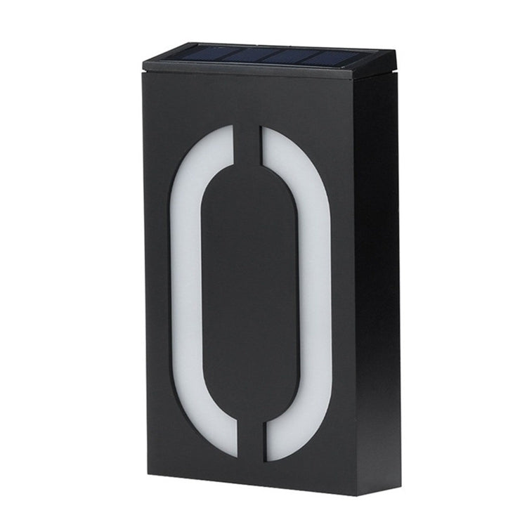 0.36W Solar Powered Wall Mount 6 LEDs Lighting Doorplate Lamp House Number Porch Lights with Solar Pannel(0)