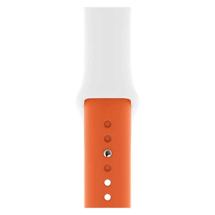 Double Colors Silicone Watch Band for Apple Watch Series 3 & 2 & 1 42mm (Light Blue+Light Pink)