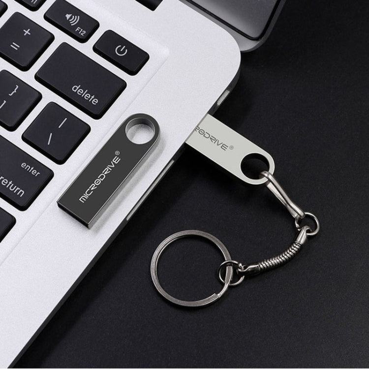 MicroDrive 8GB USB 2.0 Metal Waterproof High Speed U Disk(Pink)