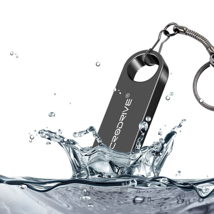 MicroDrive 16GB USB 2.0 Metal Waterproof High Speed U Disk(Gold)