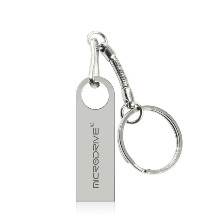 MicroDrive 32GB USB 2.0 Metal Waterproof High Speed U Disk(Grey)