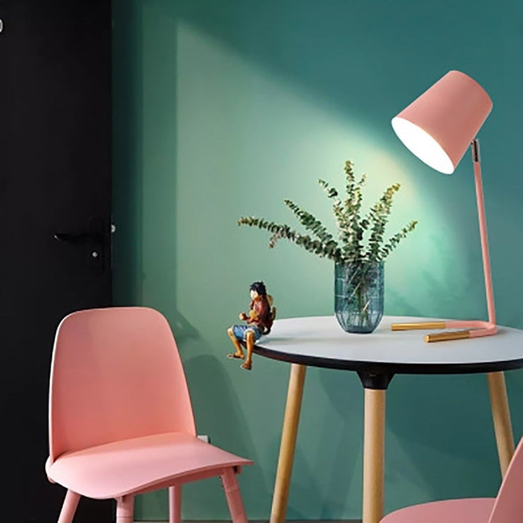 LED Eye-caring Table Lamp Modern Creative Minimalist Bedroom Bedside Lamp Student Study Table Lamp (Green)