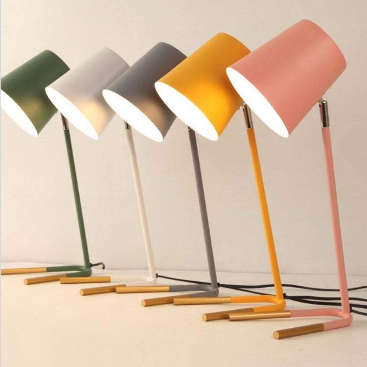 LED Eye-caring Table Lamp Modern Creative Minimalist Bedroom Bedside Lamp Student Study Table Lamp (Green)