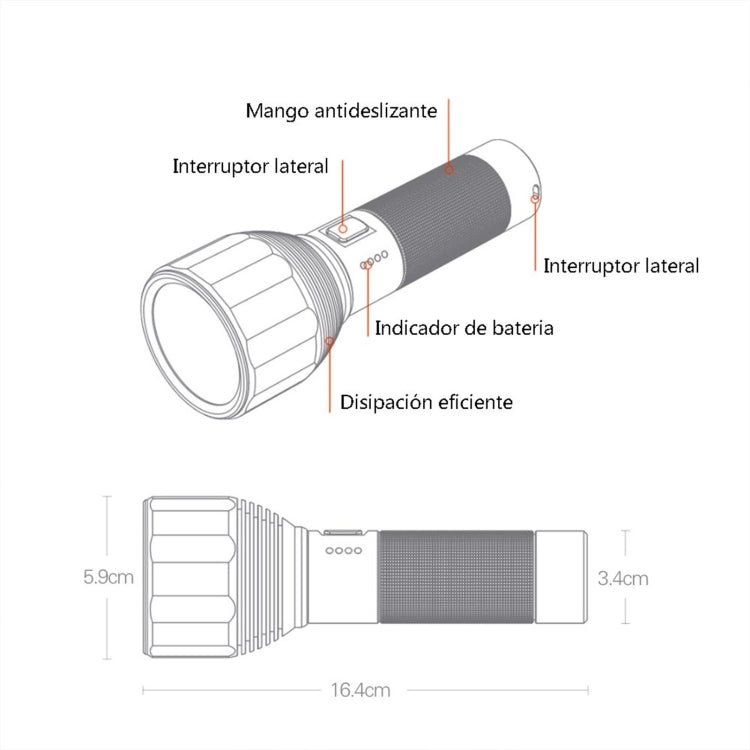 Nextool Rechargeable IPX7 Waterproof Flashlight