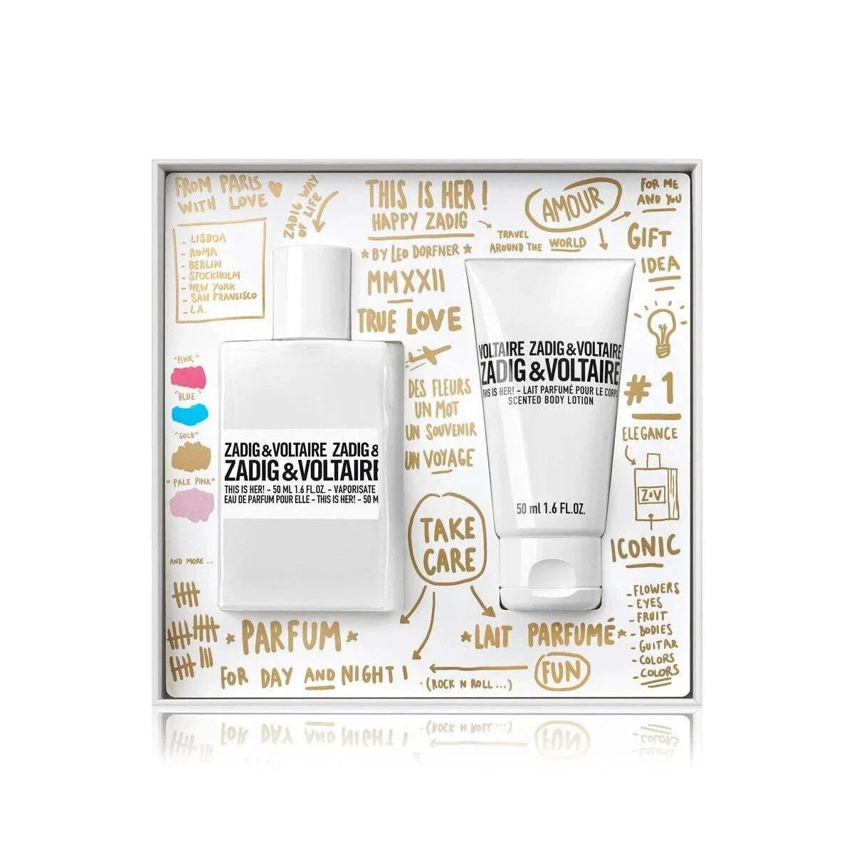 Zadig & Voltaire This is Her Gift Set 50ml EDP + 50ml Body Lotion