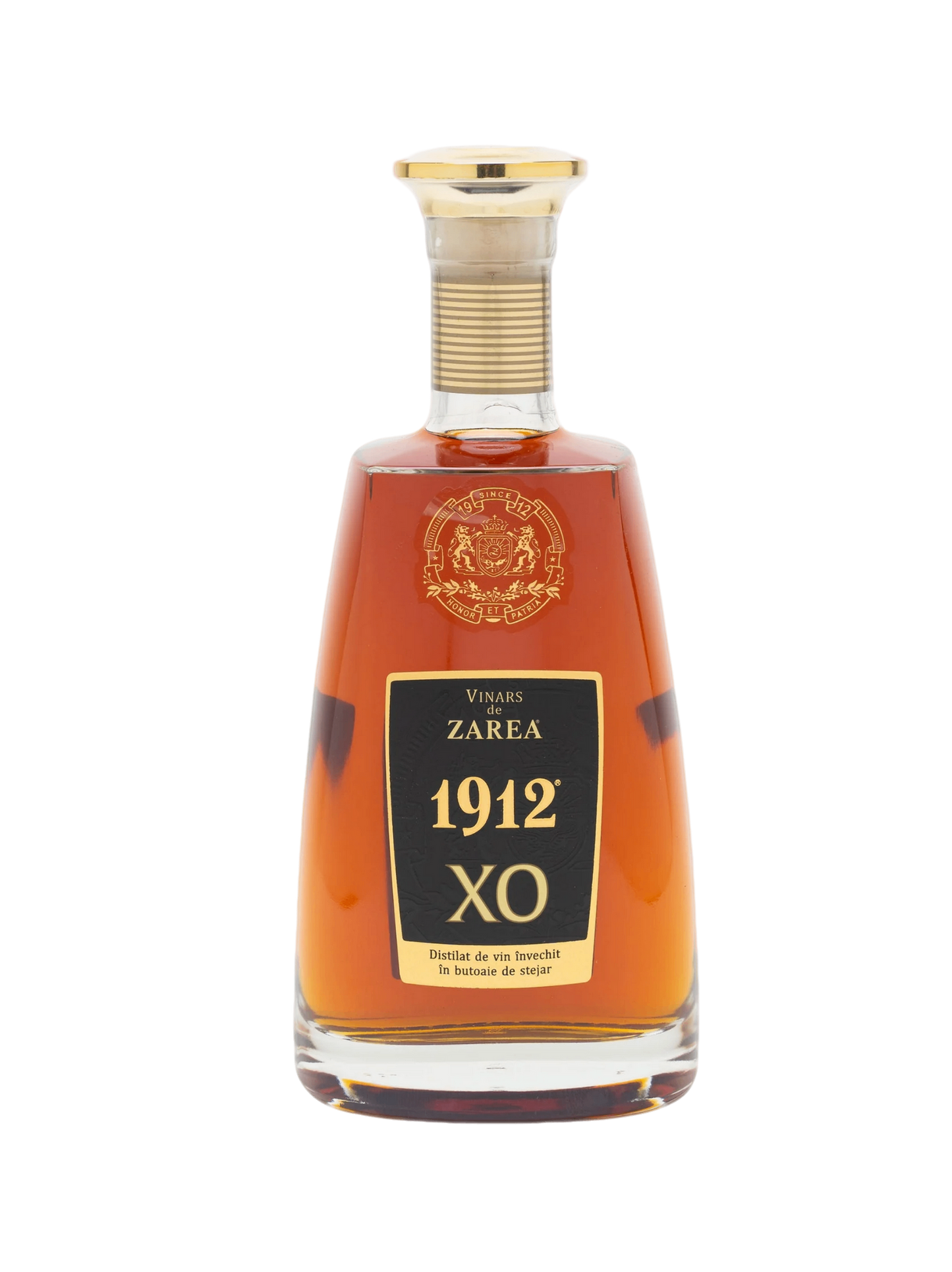 Zarea XO 1912 High Class Brandy (Cognac / Coniac / Vinars) with two branded glasses 700ml