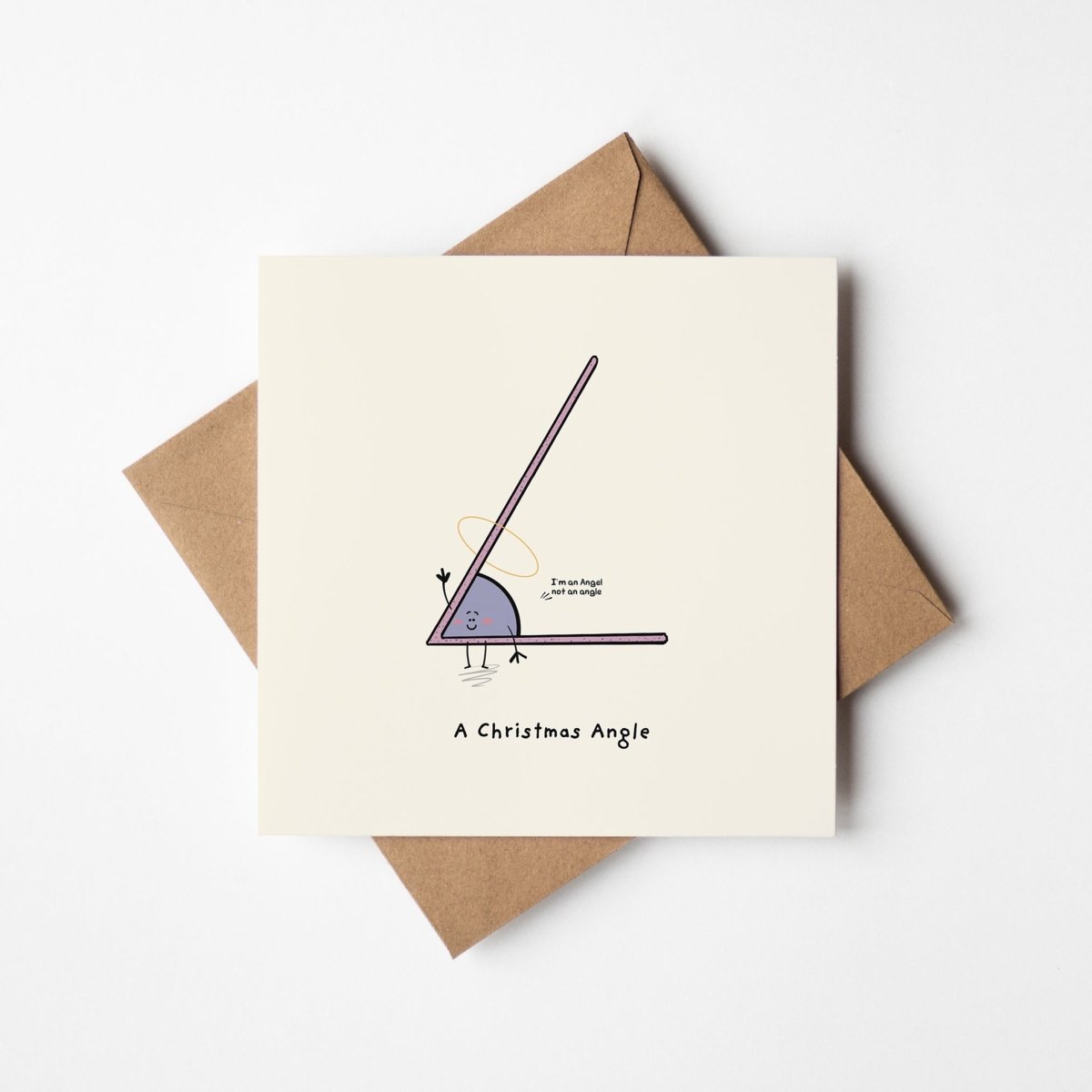 A Christmas Angle Greeting Card