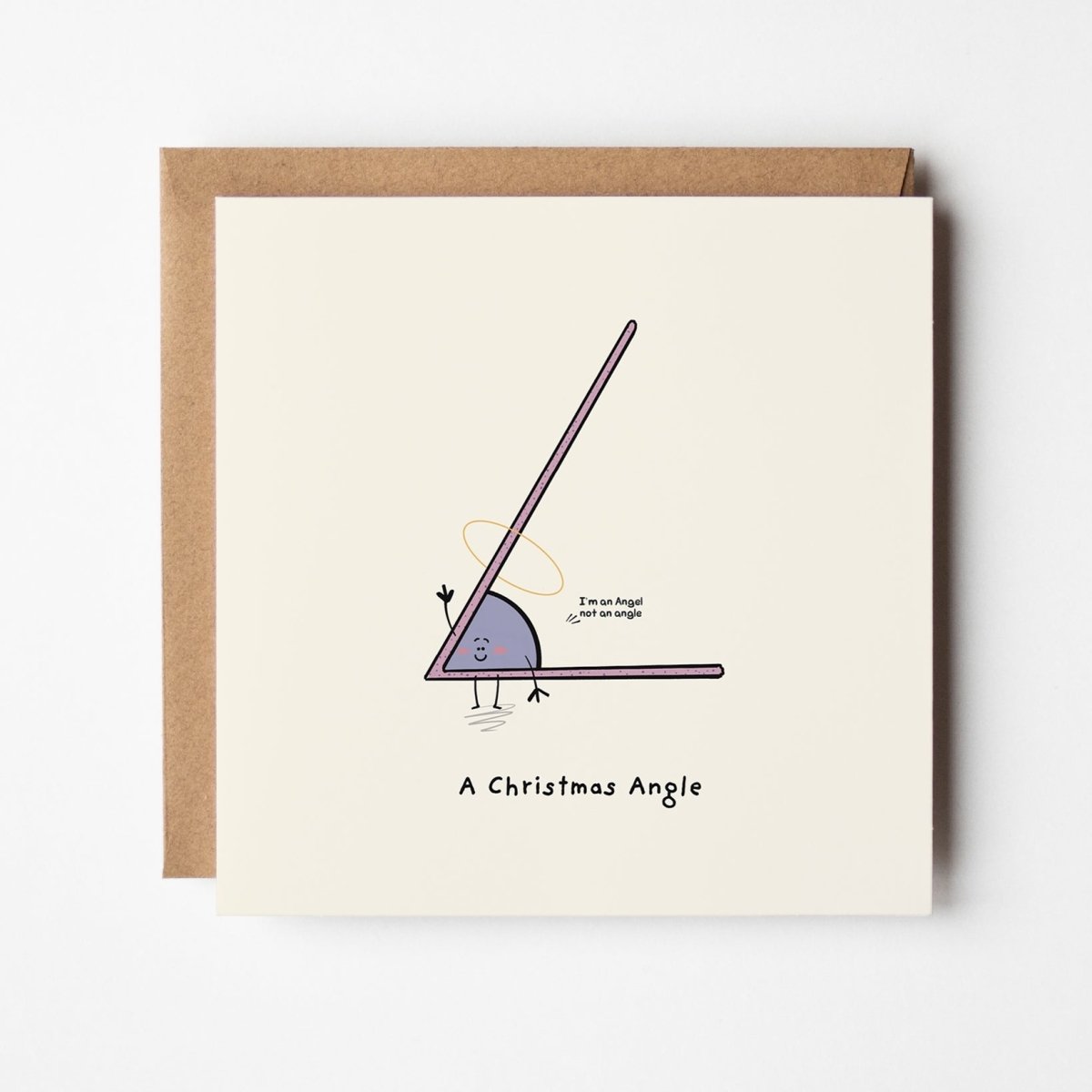 A Christmas Angle Greeting Card