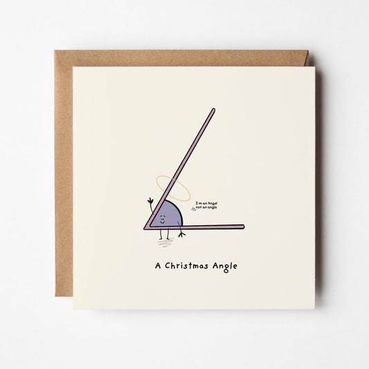 A Christmas Angle Greeting Card