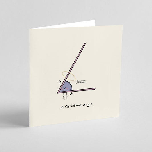 A Christmas Angle Greeting Card