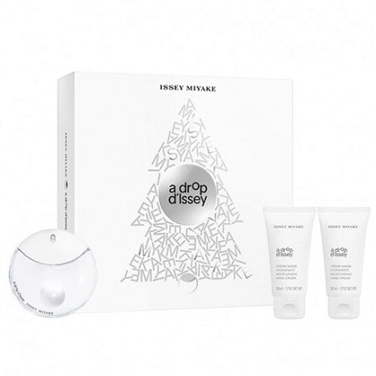 Issey Miyake A Drop d'Issey Gift Set 50ml EDP + 2 x 50ml Hand Cream Women's Fragrance