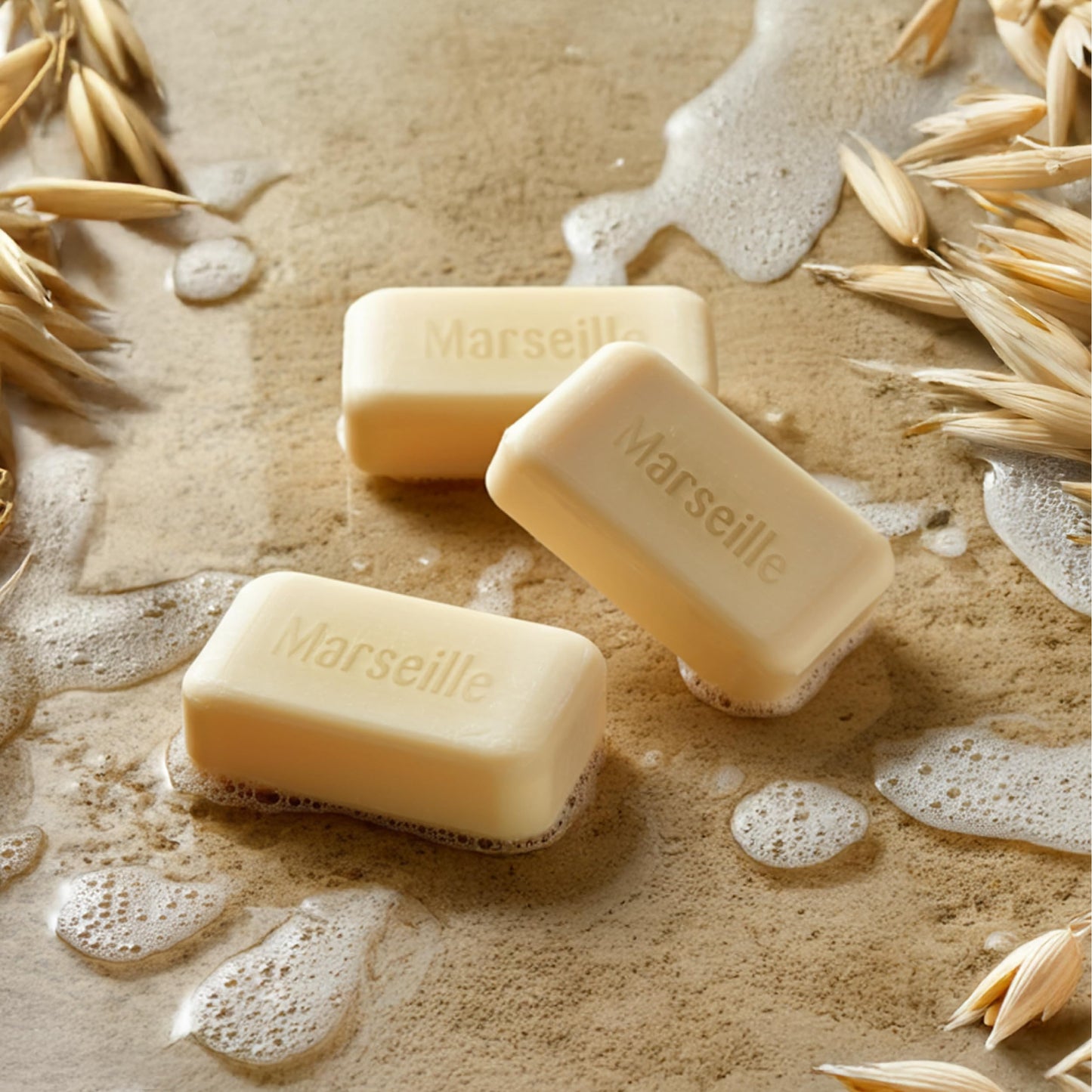 A LA MAISON Oat Milk Bar Soap – Triple French Milled Natural Hand Soap, 12 Bars (3.5 oz each)