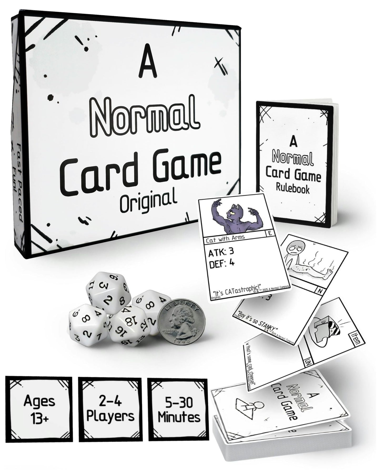 A Normal Card Game Original Edition – Fast-Paced, Easy to Learn for 2–4 Players