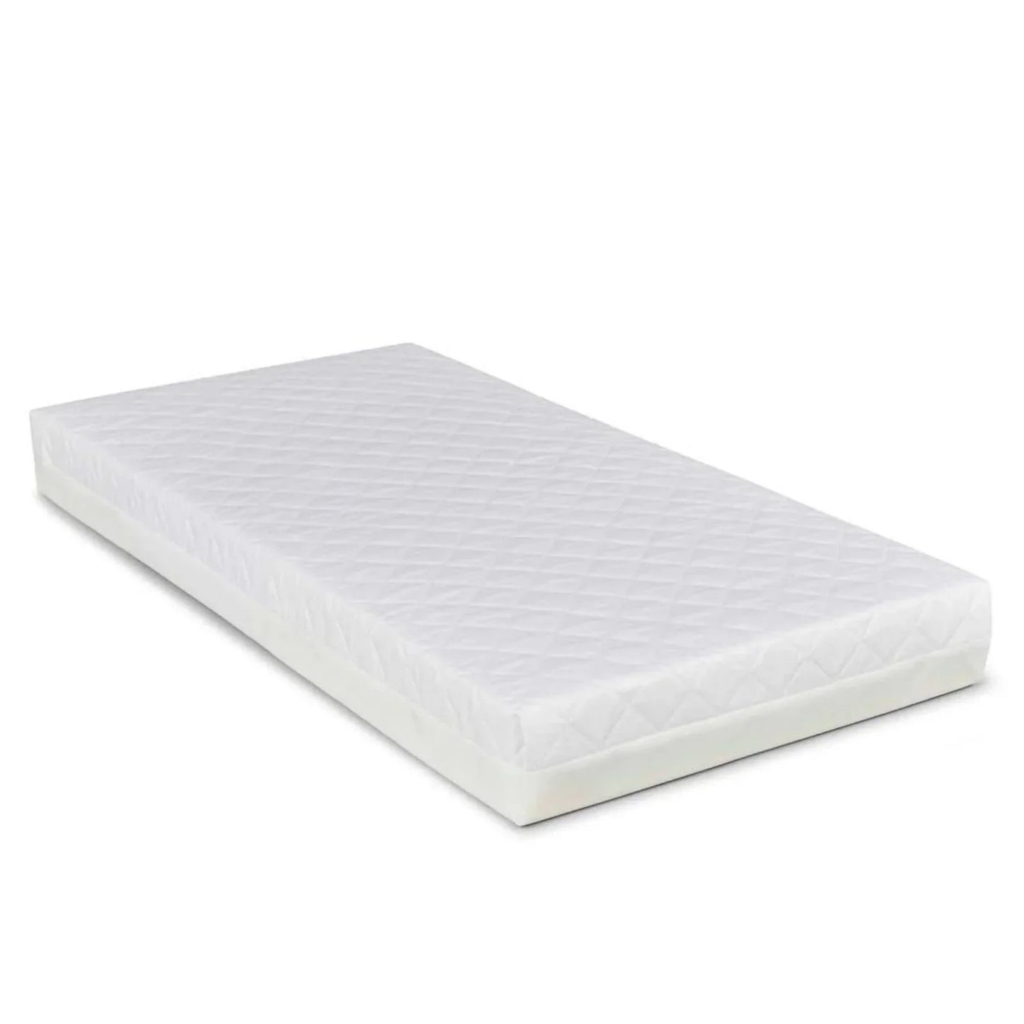 Ickle Bubba Snowdon Classic Cot Bed White - Premium Sprung Mattress