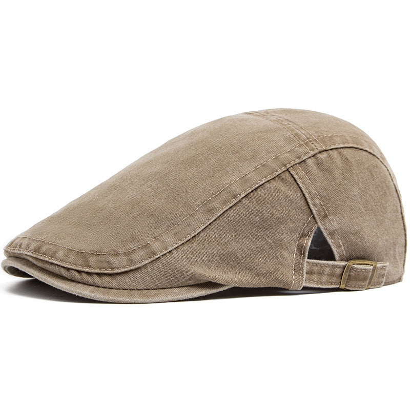 Retro Washed Denim Hat Cowboy Beret Fashion Casual Baseball Cap