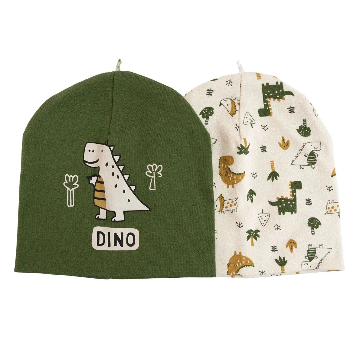 HelloBaby Boys 2-Pack Hat Monster - Green