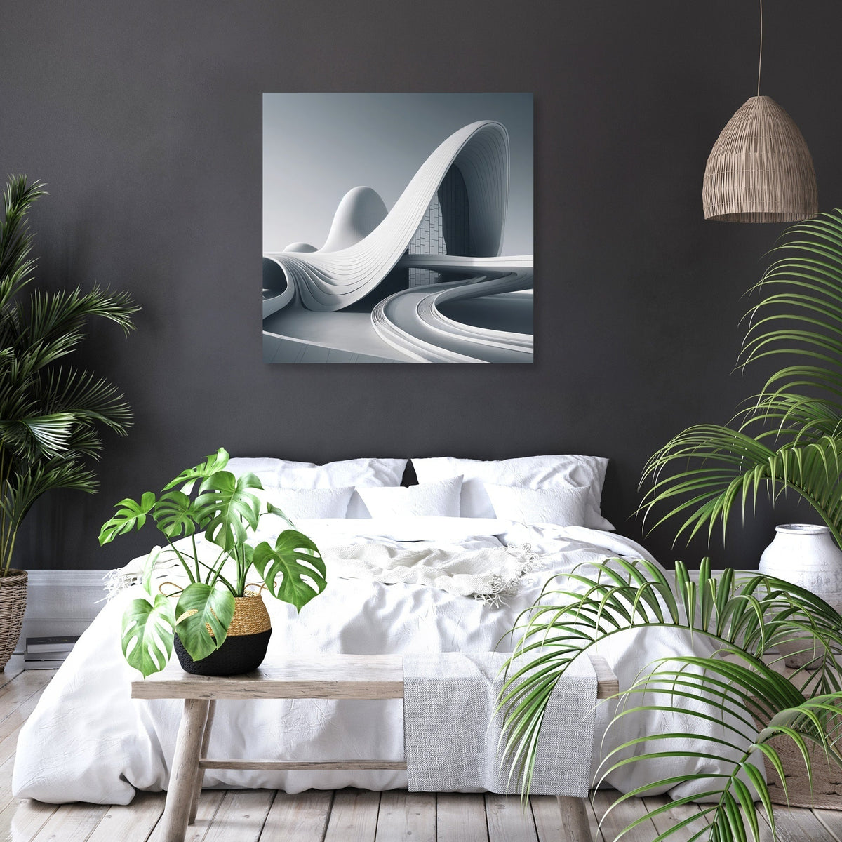 Sculptural Flow Canvas