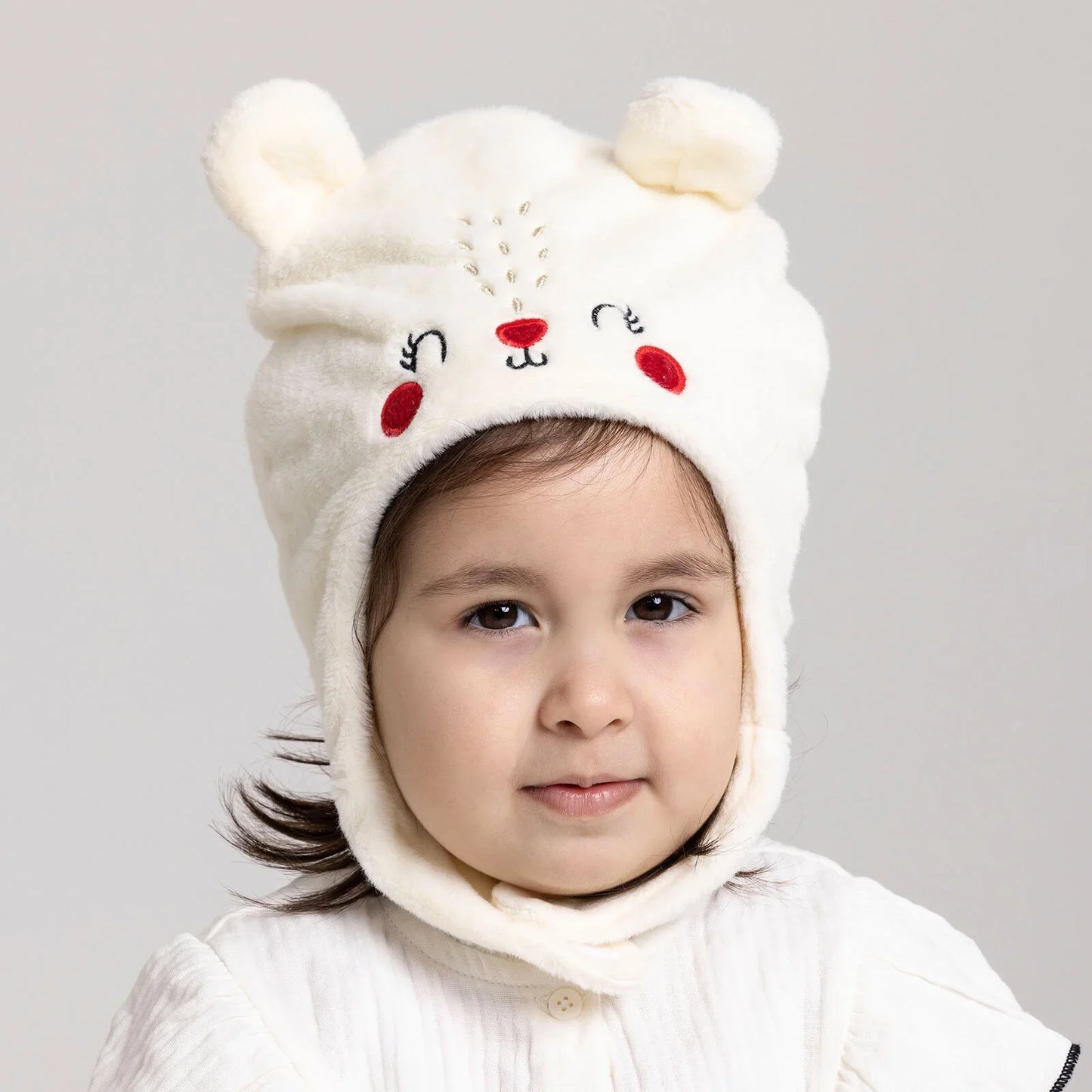 Luess Girl Beanie - Ecru
