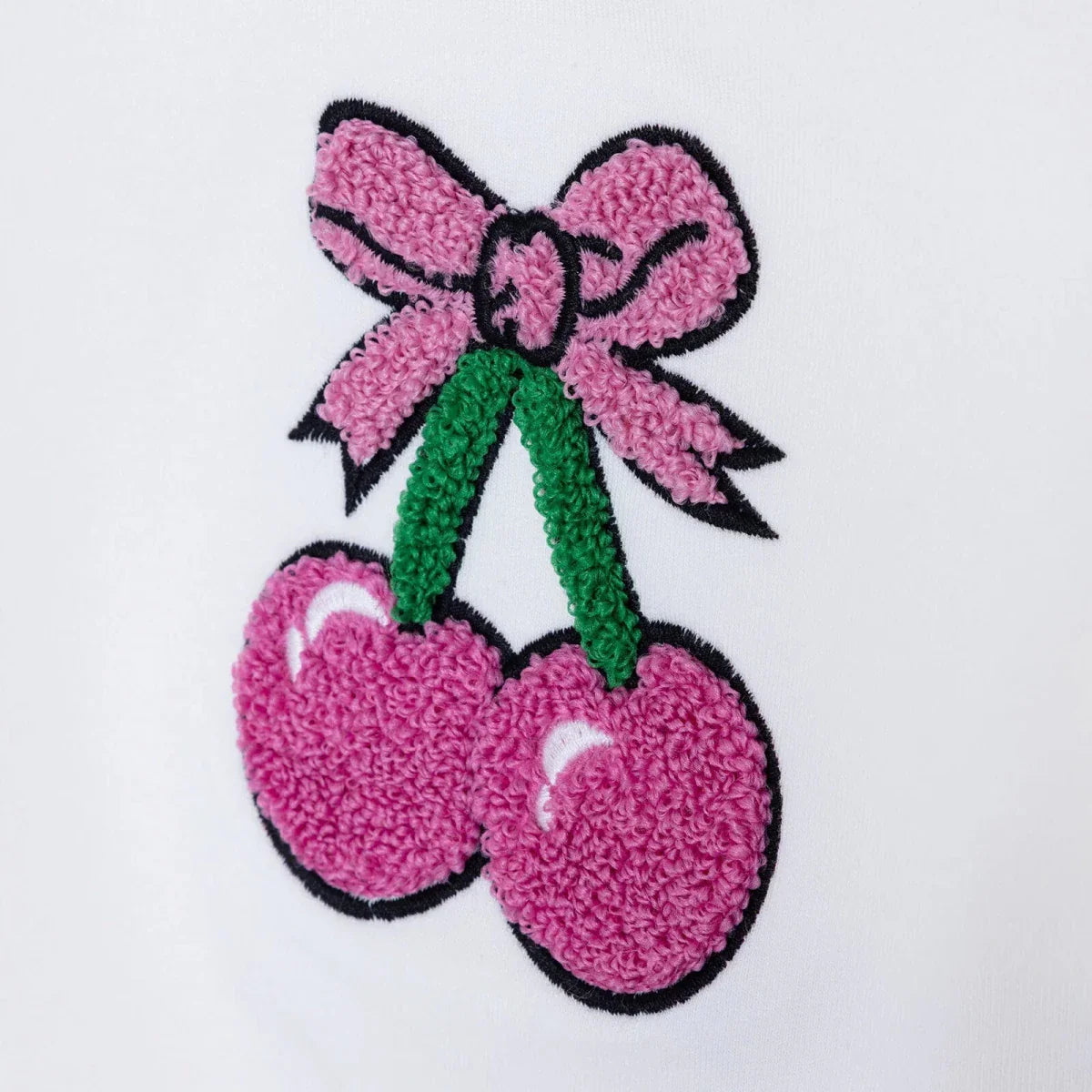HelloBaby Girls Sweatshirt- Bottom Fruits Crew Neck Long Leg Long Sleeve - Pink