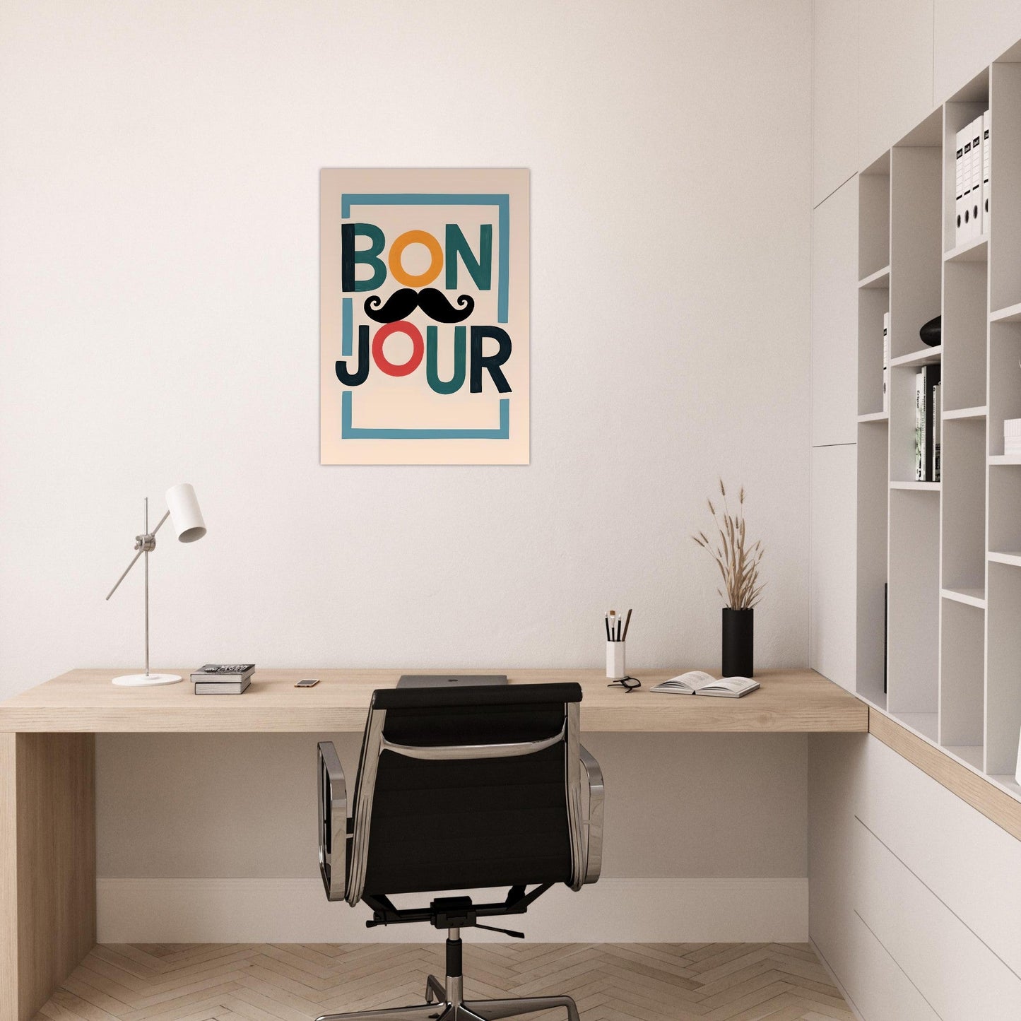 Bonjour Wall Art – French Café Poster