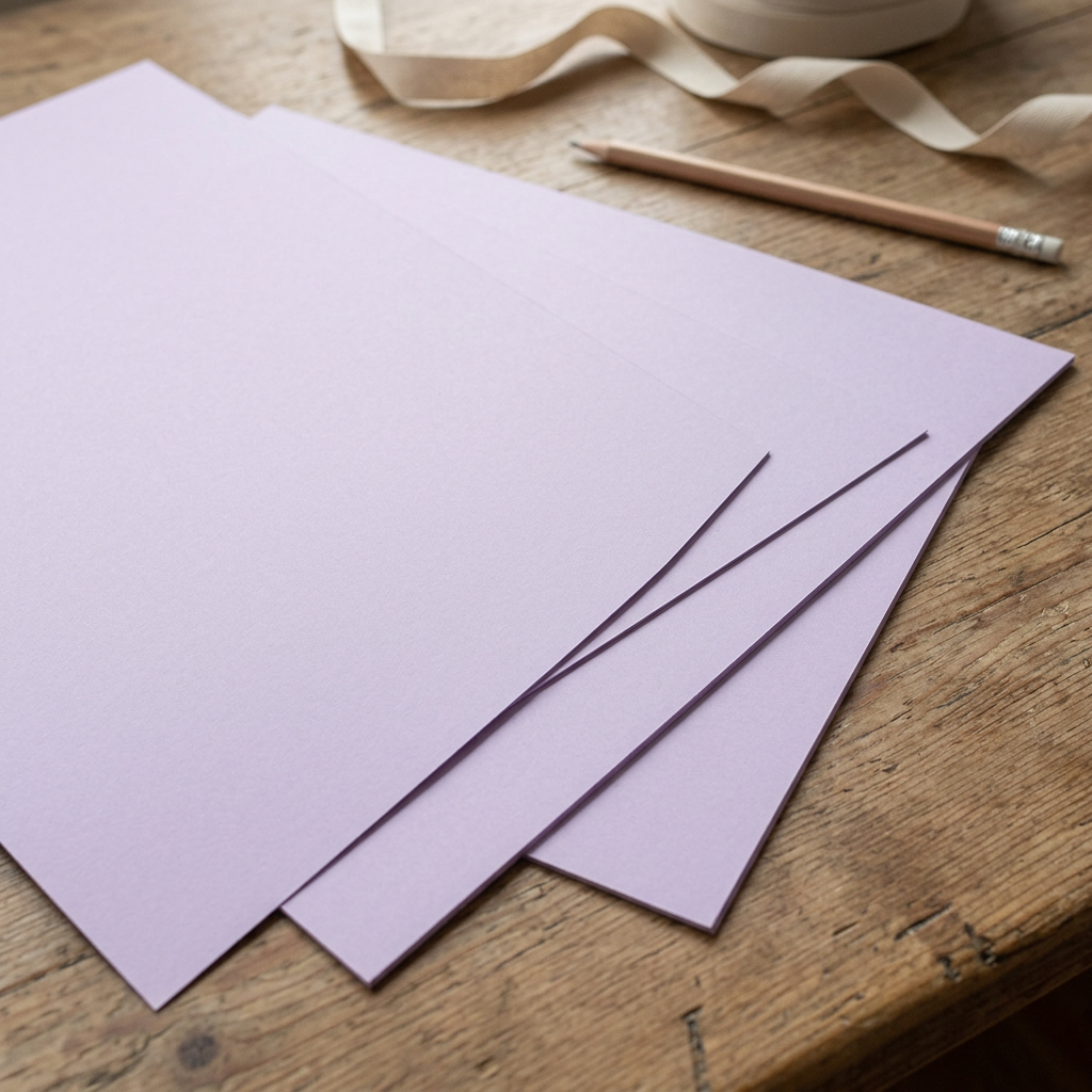 A4 Lilac Card Stock (297mmx210mm) 250gsm - Stella Weds®