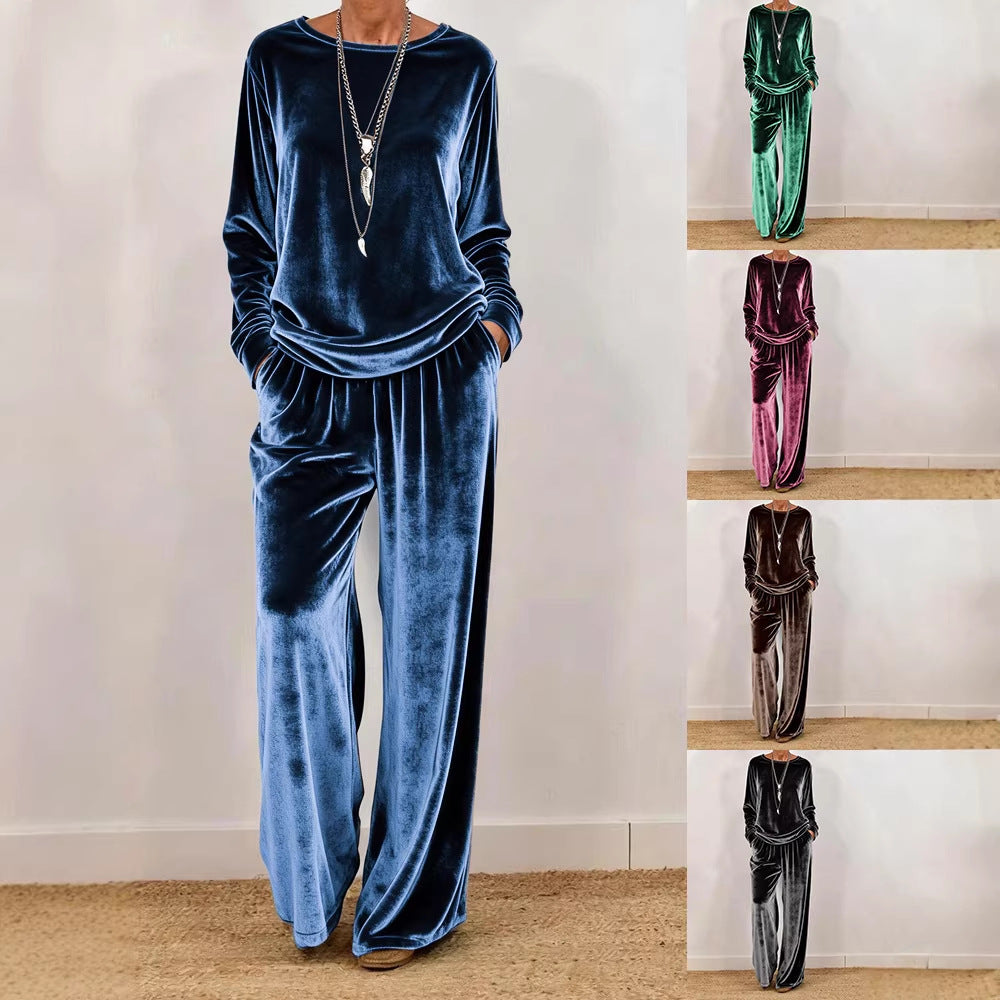Women's Minimalist Co-ord Suit | Relaxed Fit Long Sleeve Two-Pieces Set