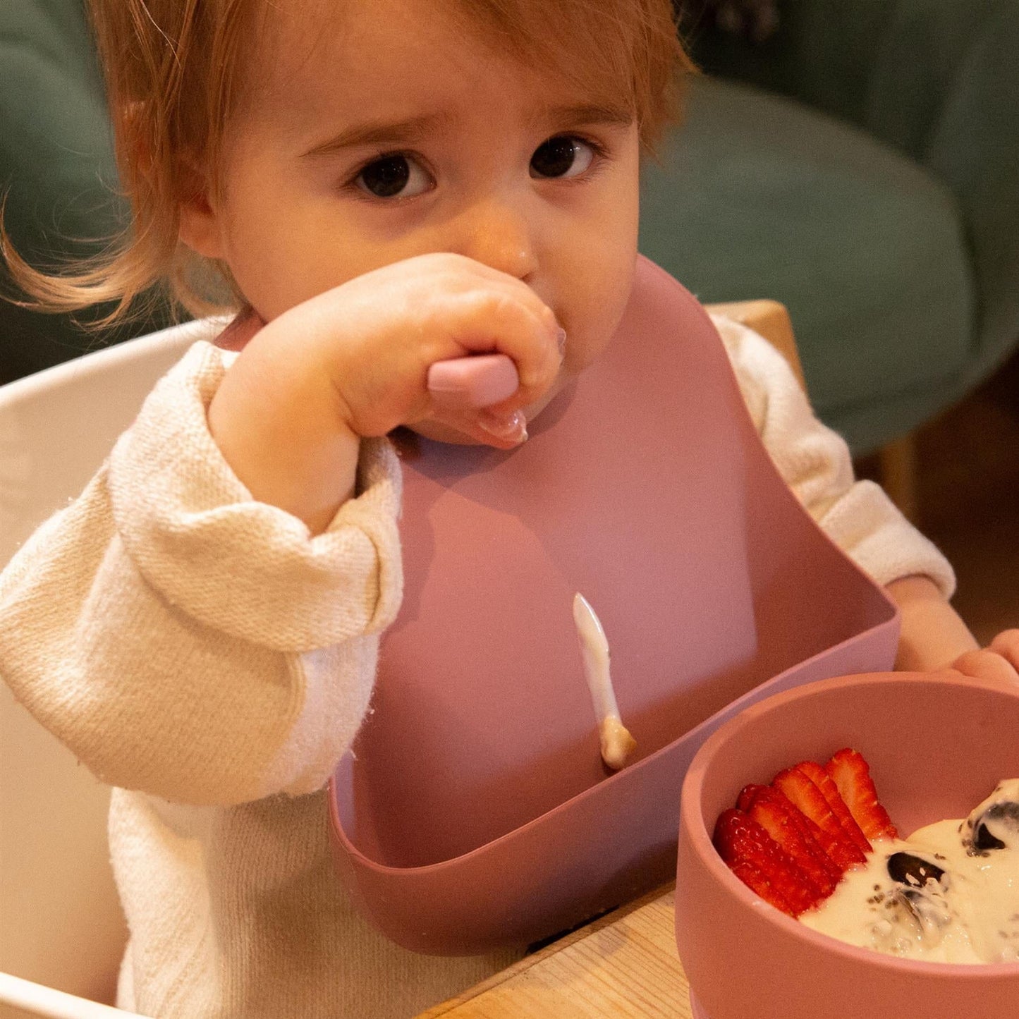 Silicone Baby Weaning Bib