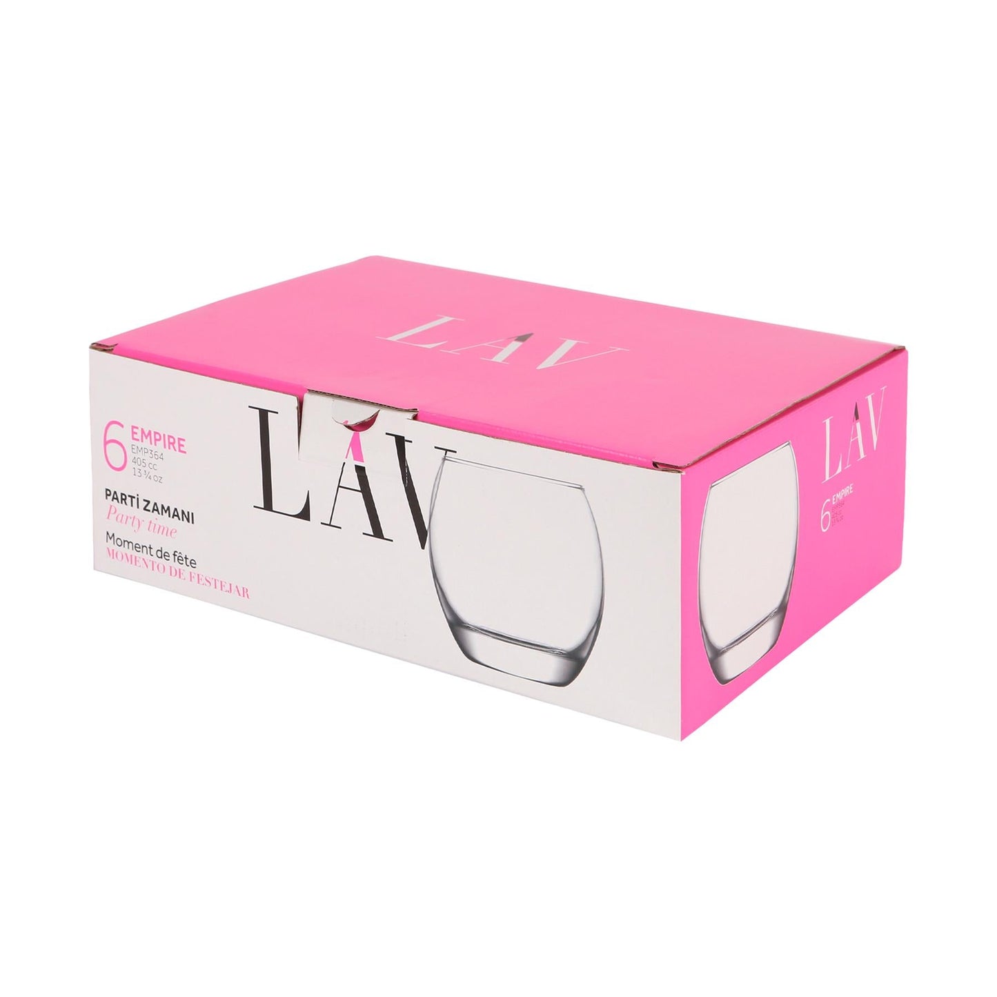 405ml Empire Whisky Glasses - Pack of Six