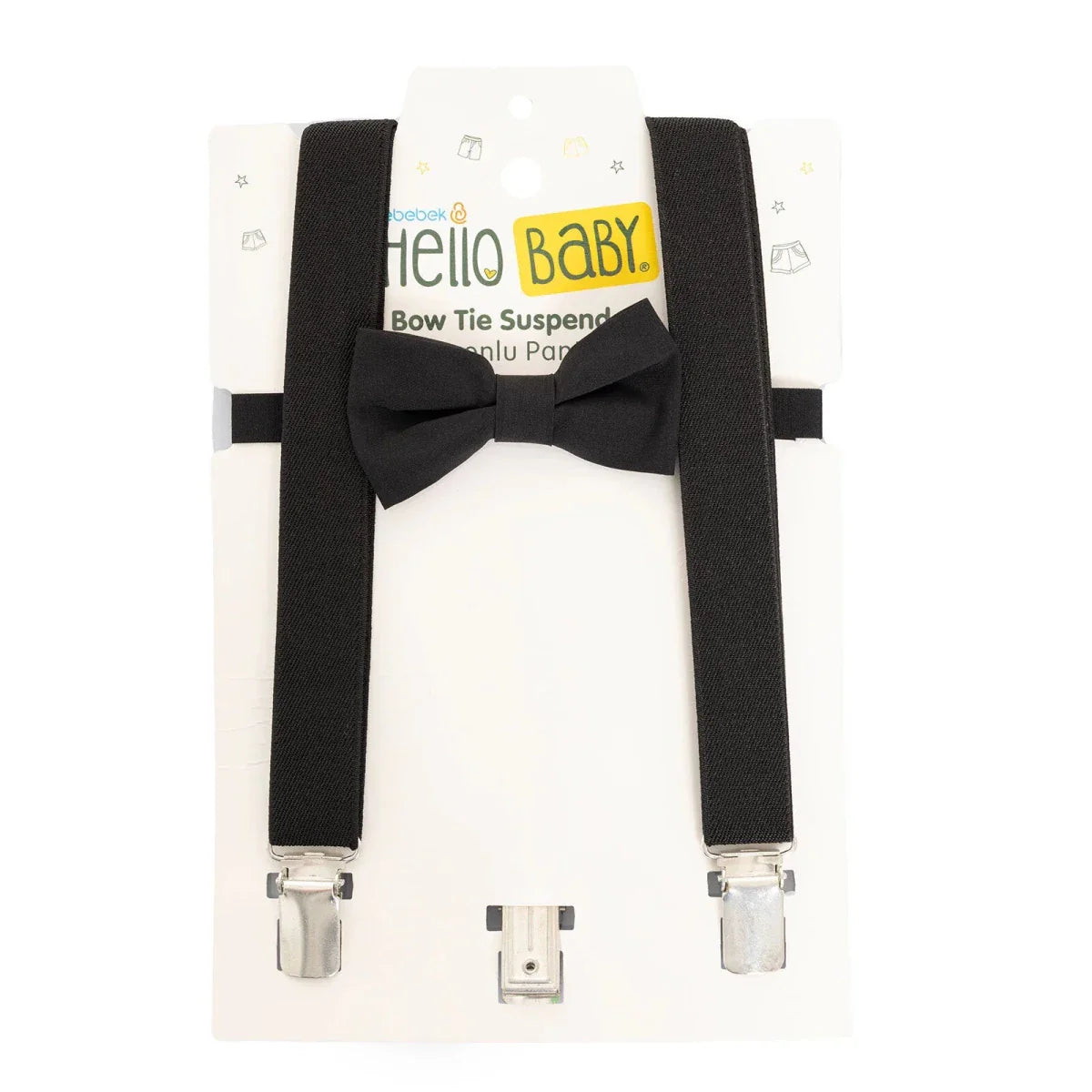 HelloBaby Boys Trouser Hangers - Black