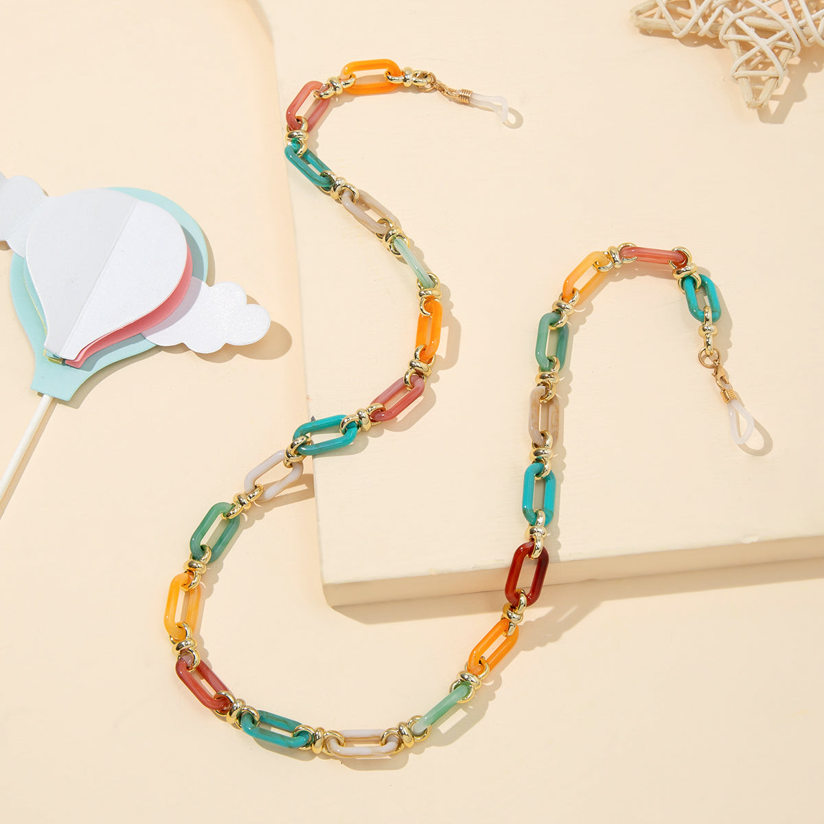 Acrylic Fashionable Anti-loss Eyewear Necklaces And Eyewear Lanyards