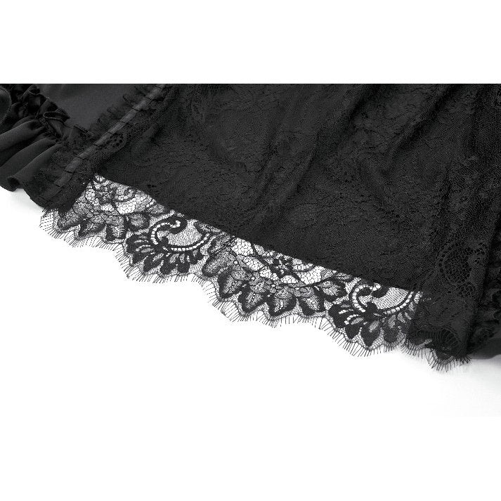 Dark in Love Belladonna Floor-Length Goth Skirt