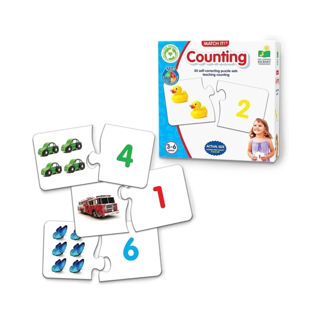 Match it! Counting Puzzle Cards