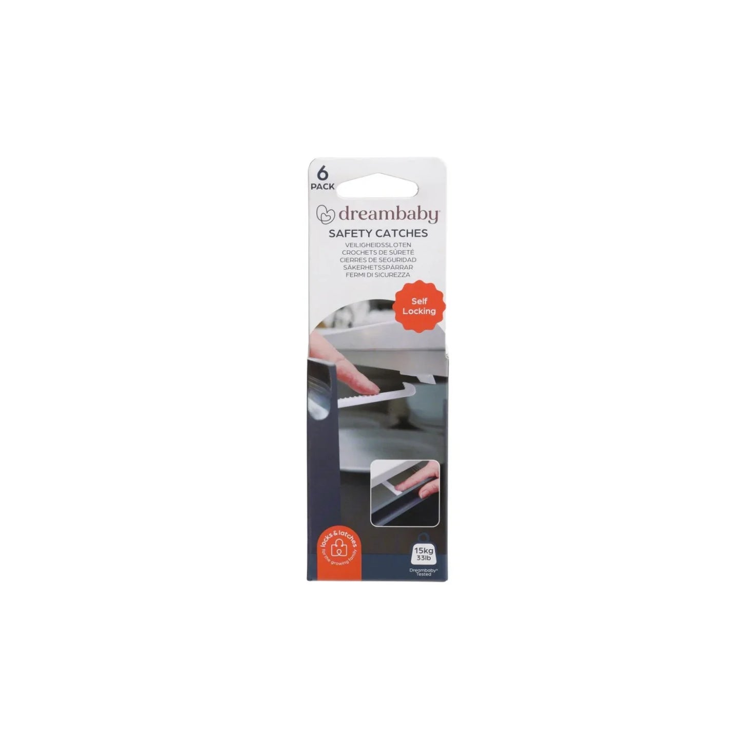 Dreambaby Safety Catches 6 pcs
