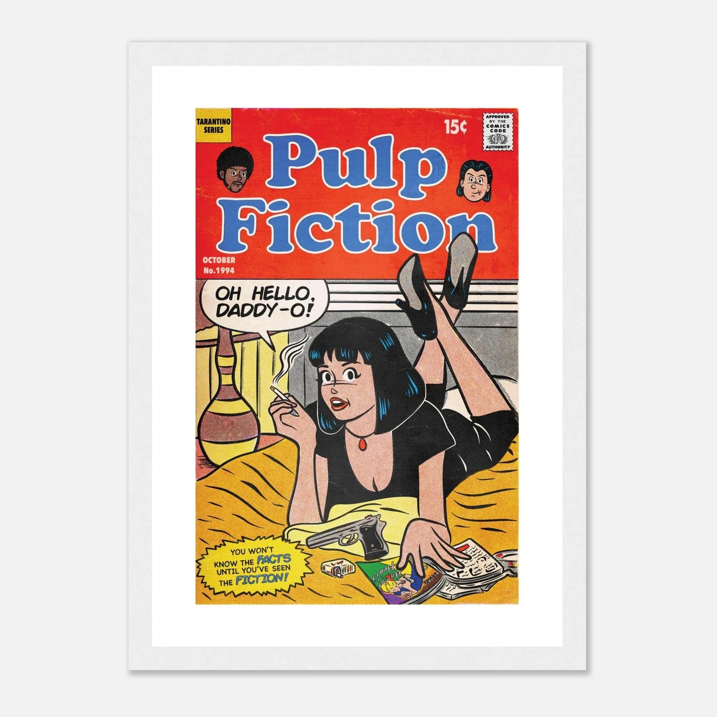 Sarah Sumeray (THIS IS FUN, ISN’T IT.) - 'Oh Hello Daddy-O!' Framed Print