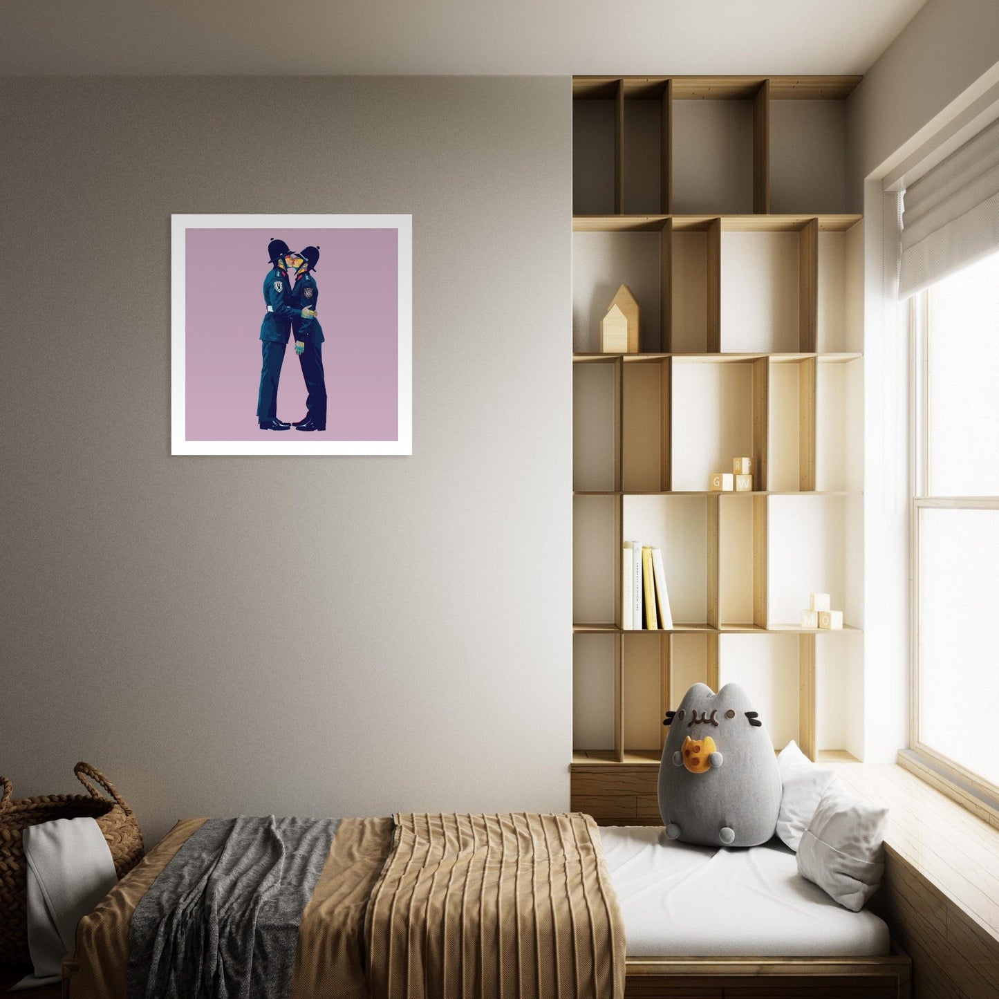 Bold Love Poster - Vibrant LGBTQ+ Pop Art Print - Perfect for Home Decor