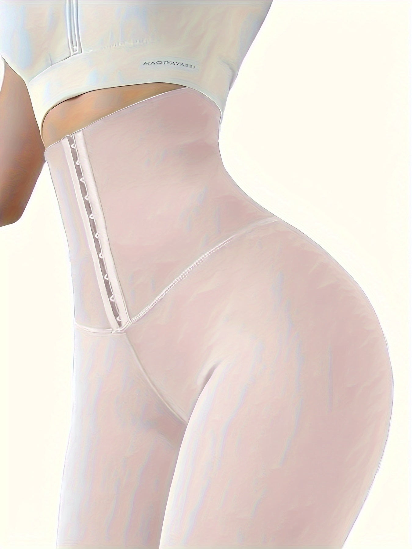 High-Waist Tummy Control Leggings - Butt Lifting Skinny Jeans for Women | Double-Breasted Button Closure