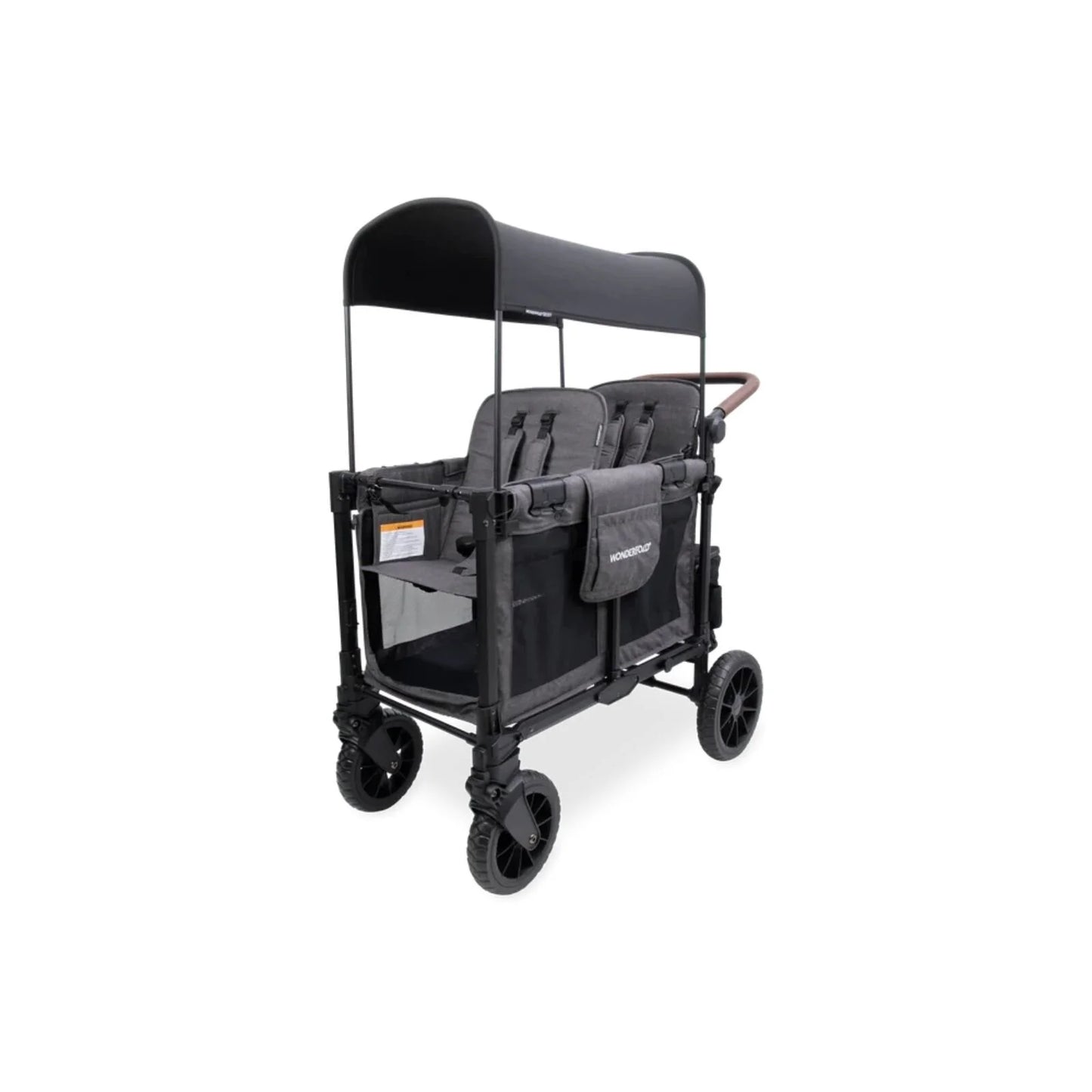 Wonderfold W2 Luxe Pro Stroller Wagon - Charcoal Grey