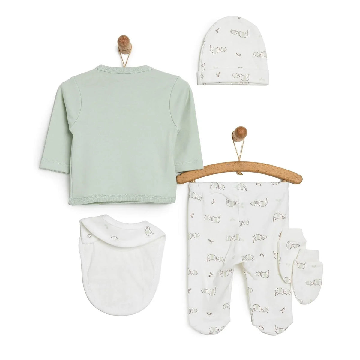 Little Life 5 Piece Baby Hospital Bag Set on a Hanger (Newborn)