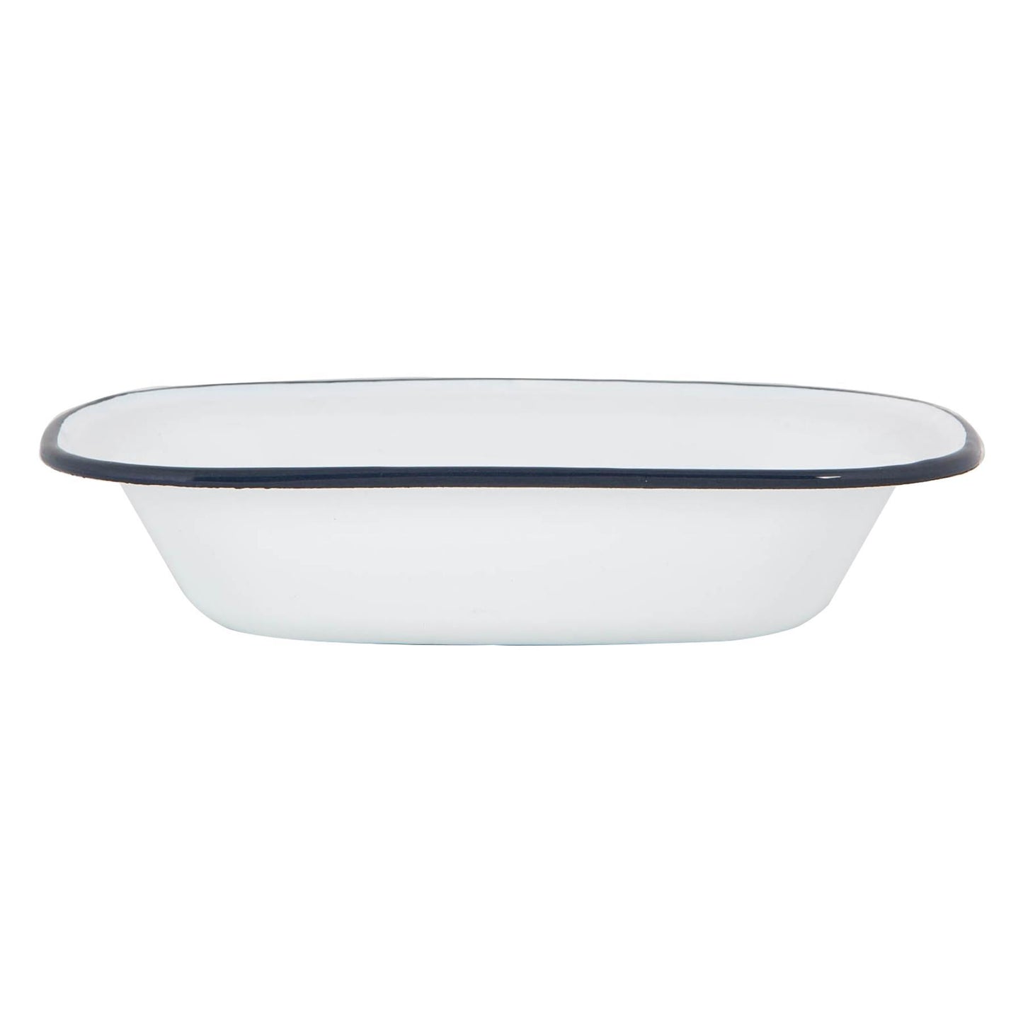 25cm White Enamel Pie Dish