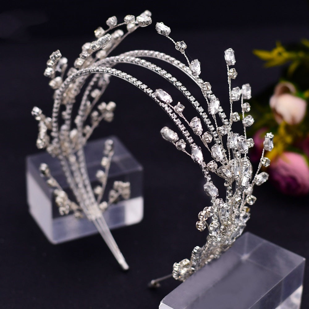Handmade Pearl & Rhinestone Bridal Headband