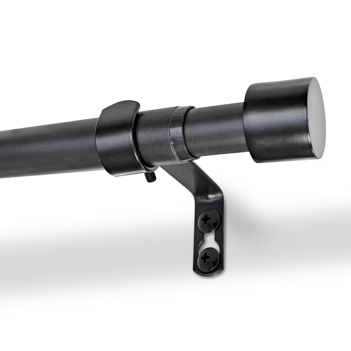 Extendable Metal Curtain Pole Kit - 77 to 250cm