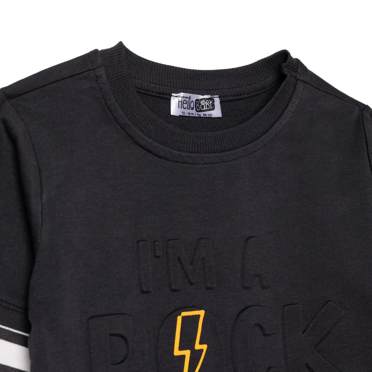 HelloBaby Long Sleeve Loopback Baby T-Shirt (6-9 Months to 4-5 Years)