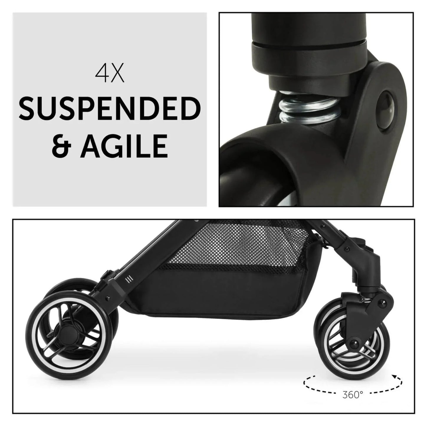 Hauck Travel N Care Pushchair - Navy Blue