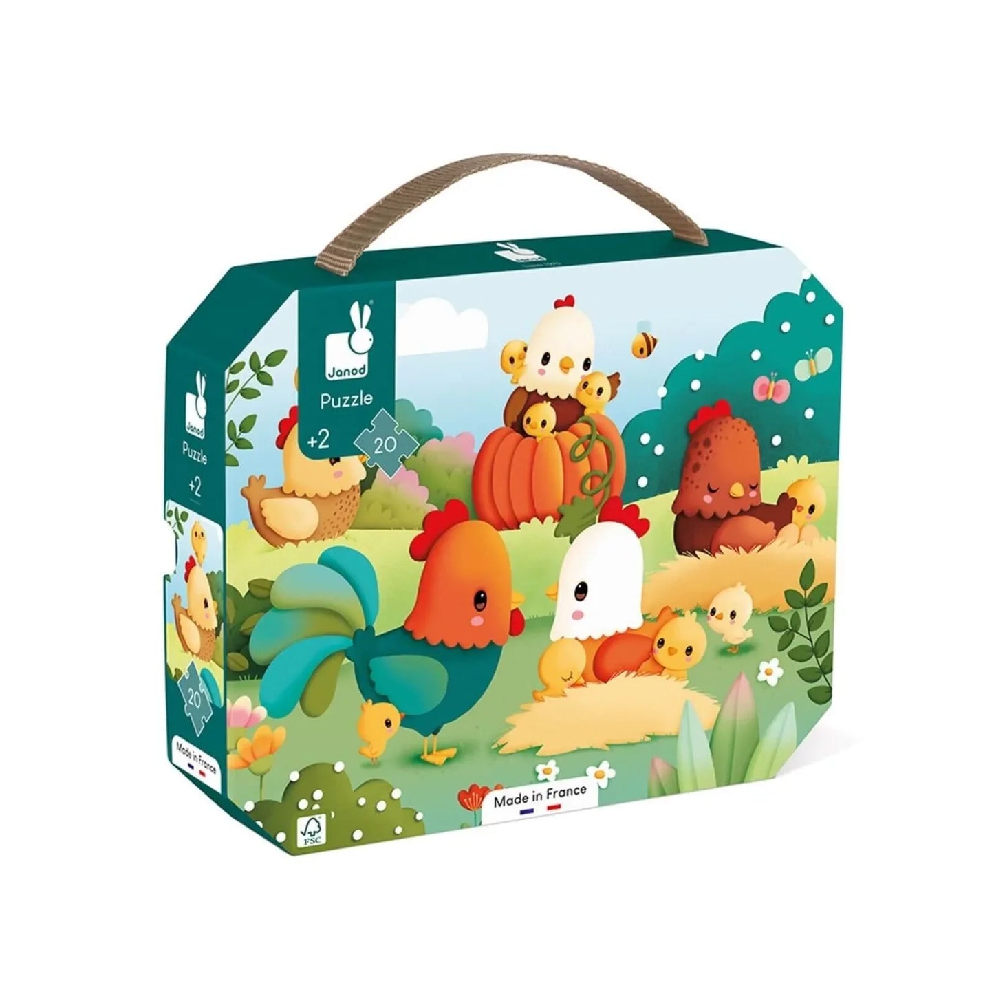 Janod Puzzle Welcome to the Farmyard 20 pcs
