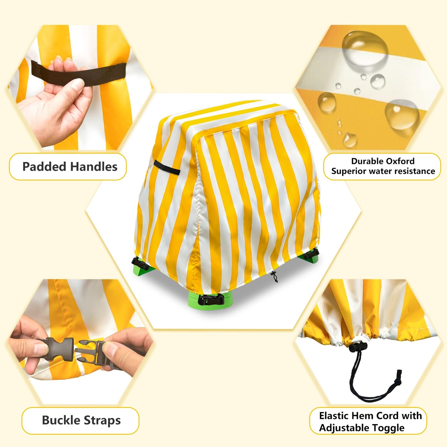 Aacabo Kids Water Table Cover – Waterproof, Dust-Proof Outdoor Cover 41x25x33