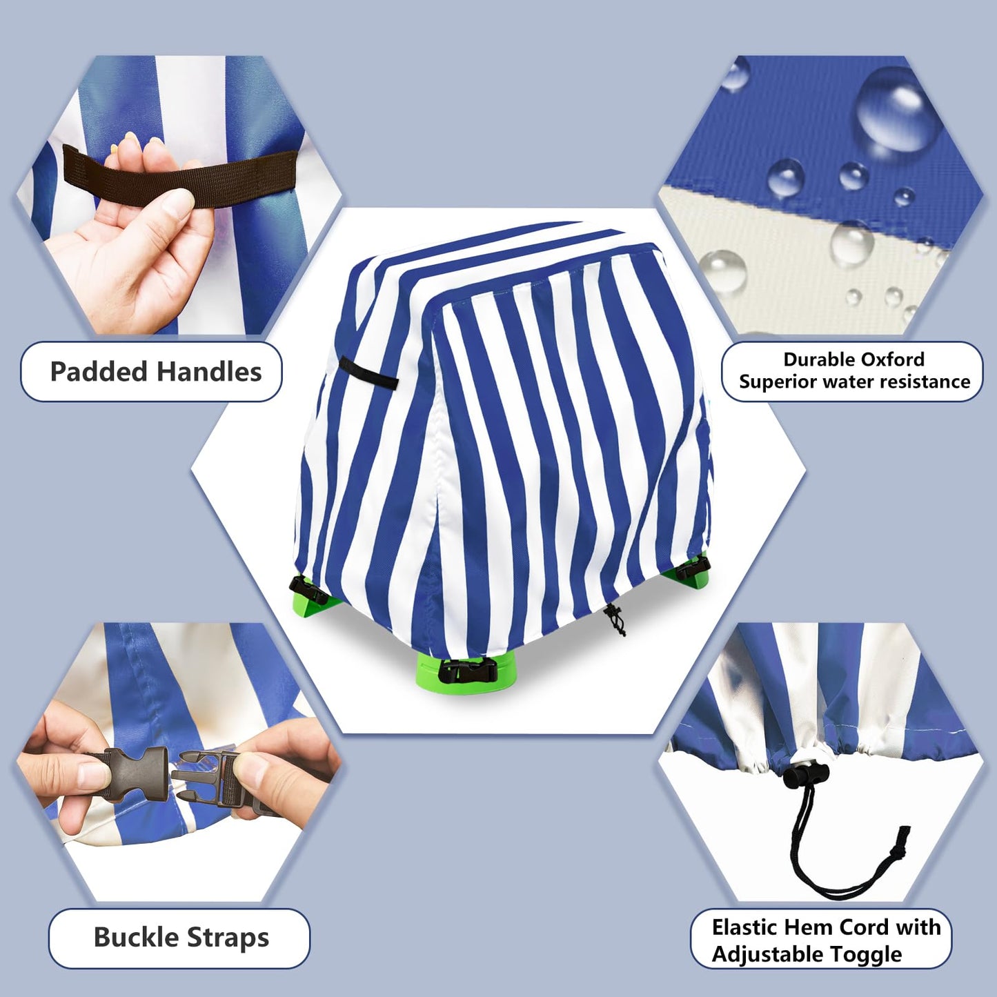 Aacabo Kids Water Table Cover – Waterproof, Dust-Proof Outdoor Cover for Rain Showers & UV Protection